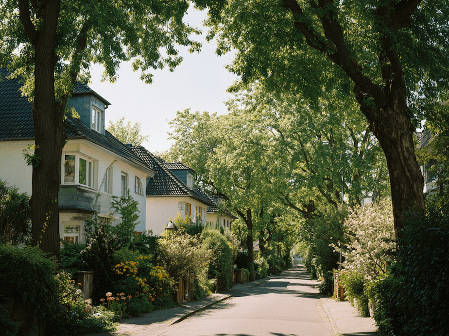 Berlin Neukoelln Britz Residential Area