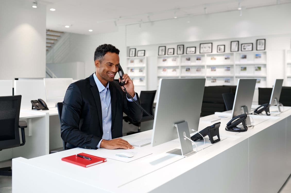 Man at work in the office