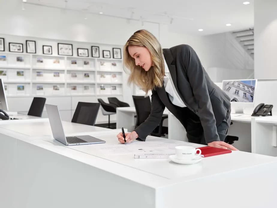 Woman at work in the office